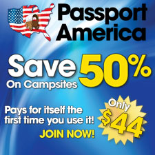 Go Passport America and Save 50% on Campgrounds